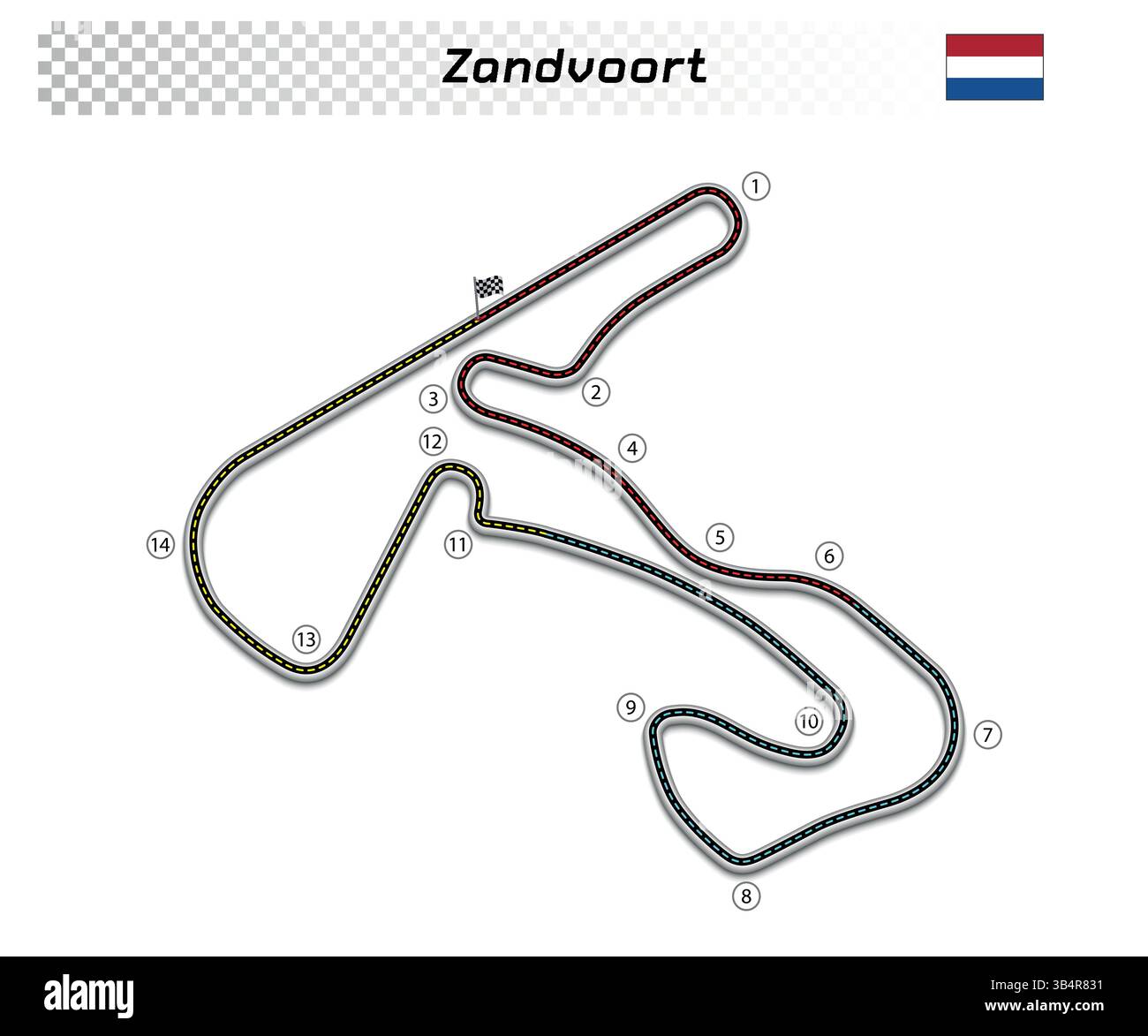 Zandvoort View Stock Vector Images Alamy zandvoort-view-stock-vector-images-alamy