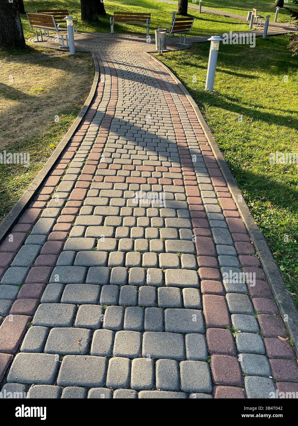 railing and pavement in recreation areas and near architectural ...