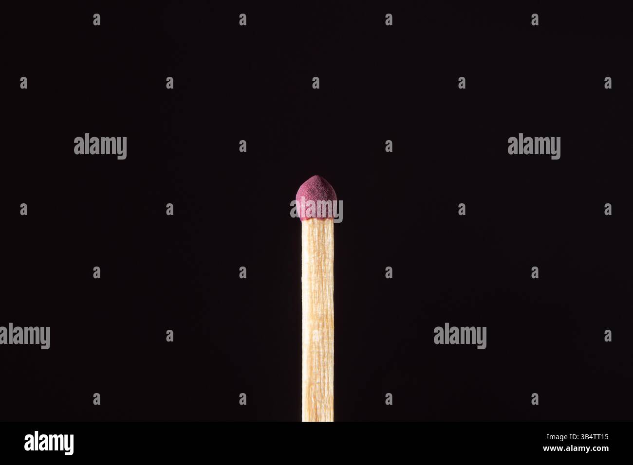 The match is ready to use in purple. Stock Photo