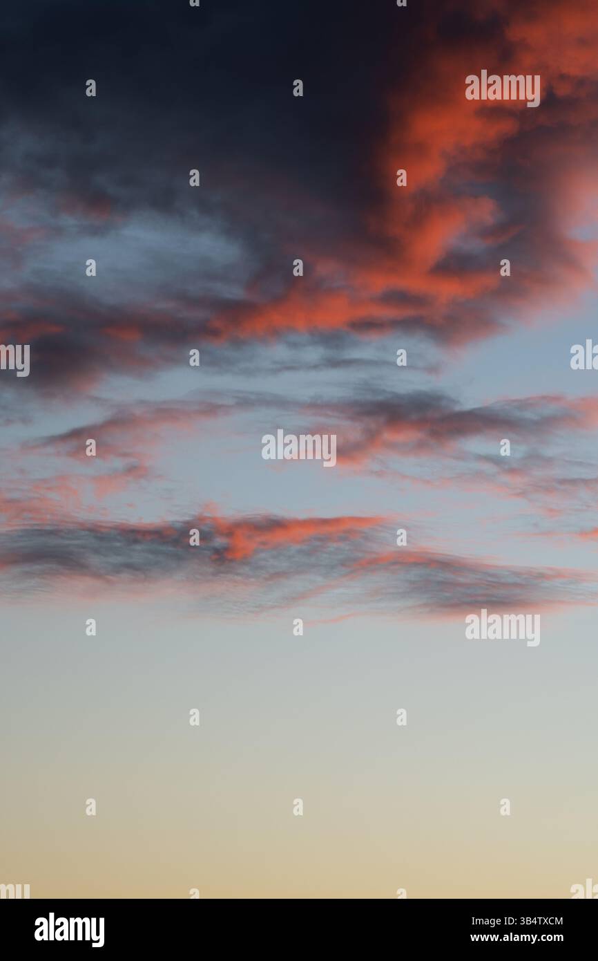 Sunset Sky Background - Colors and Magnificent Nature Stock Photo - Alamy