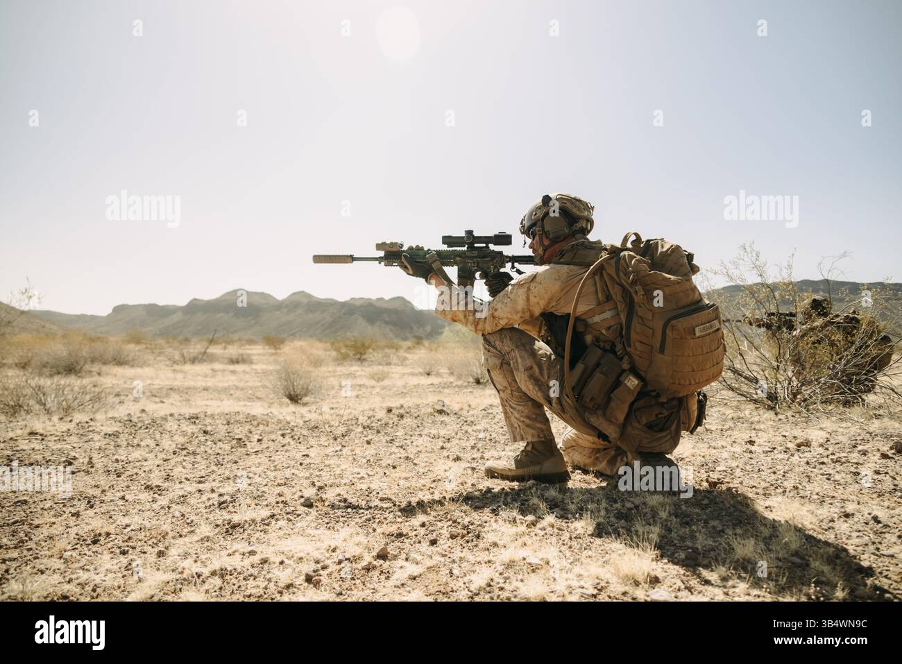 U.S. Marine Corps Cpl. Korbit Fairbanks a rifleman with 2nd Battalion ...