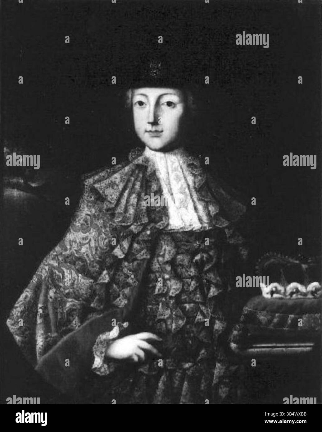 Portrait of a young Austrian prince, presumed to be Joseph II, son of ...