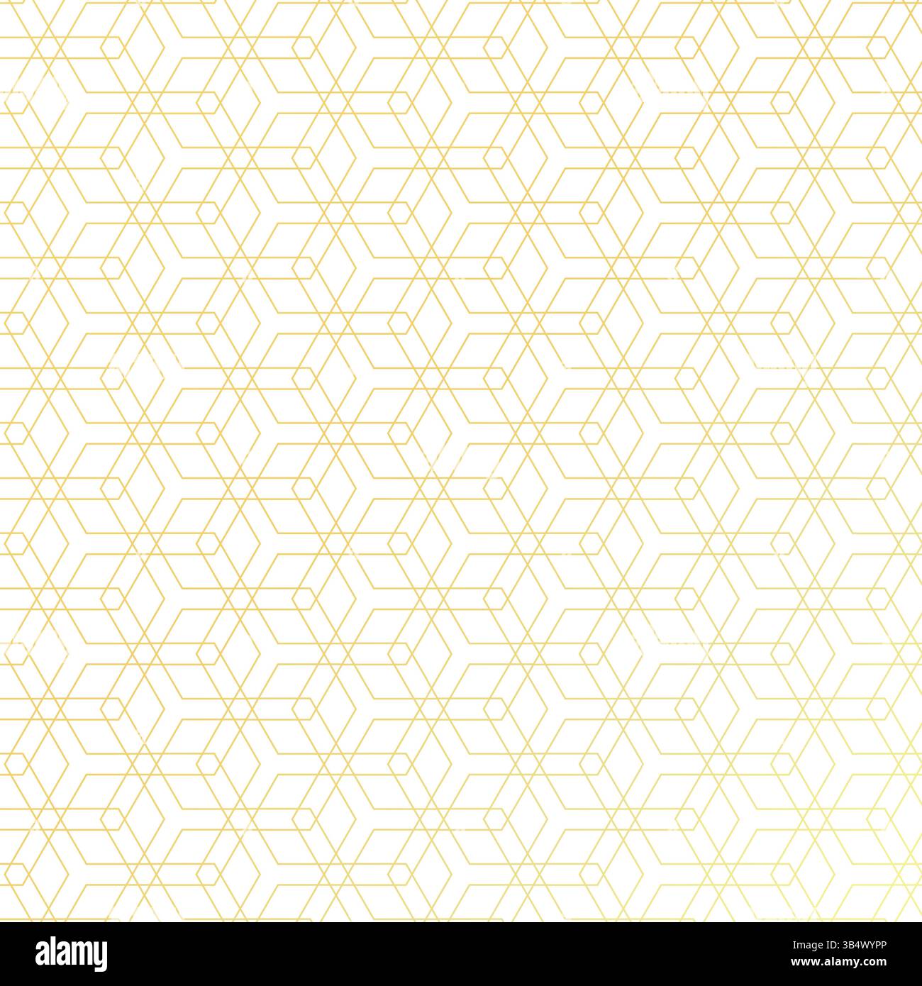 Luxury Geometric hexagonal Pattern Seamless Abstract Background Stock Vector