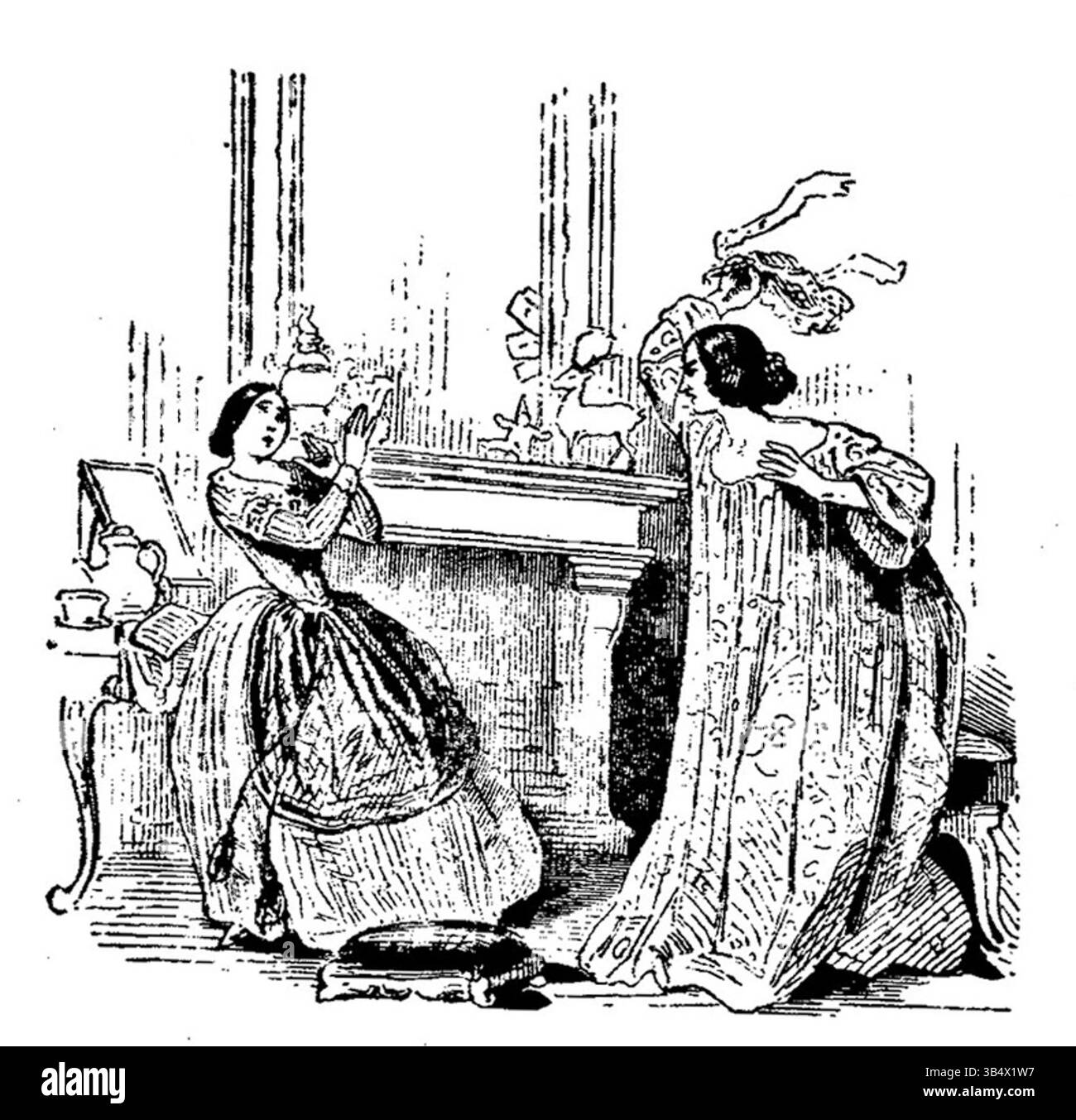 Carl Stauber’s 1846 illustration from the 'Fliegende Blätter' series ...