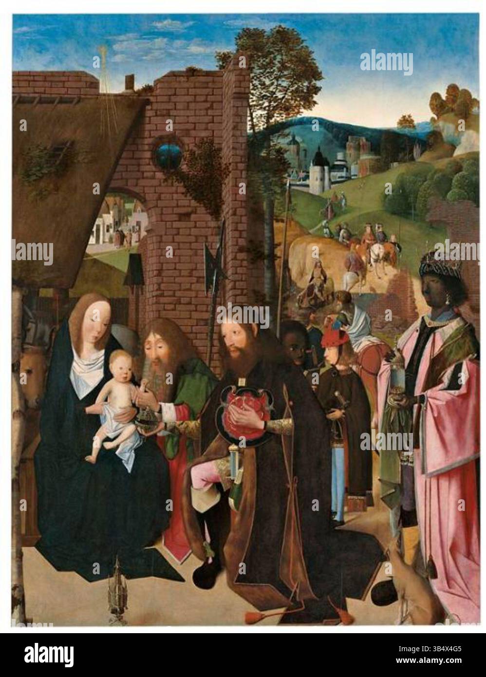 This 1495 painting, 'Die Anbetung der Könige' (The Adoration of the ...