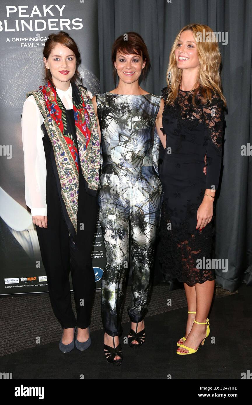 Helen Rundle Sophie Rundle, Helen McCrory and Annabelle Wallis at the UK premiere of ...