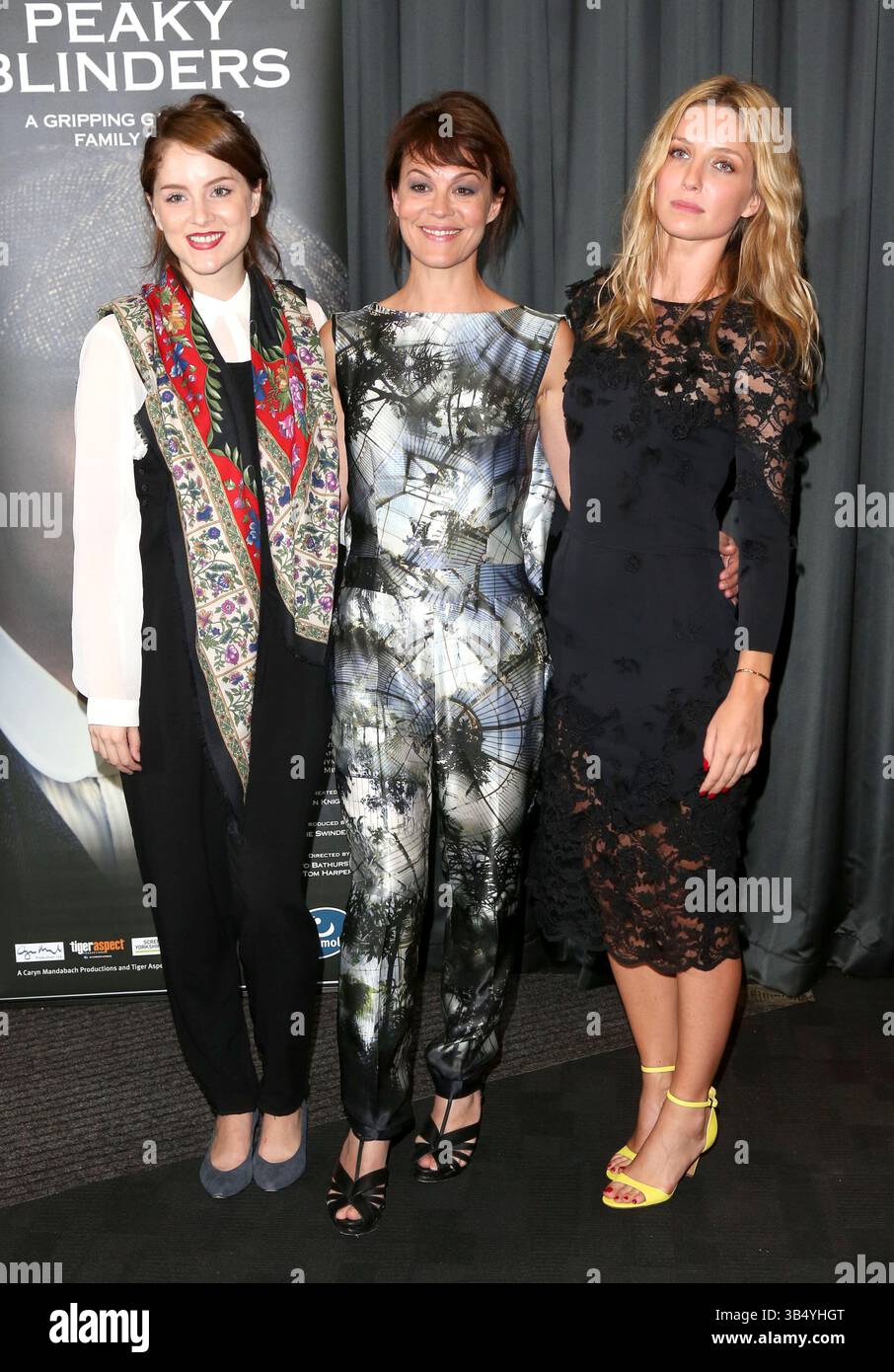 Helen Rundle Sophie Rundle, Helen McCrory and Annabelle Wallis at the UK premiere of ...