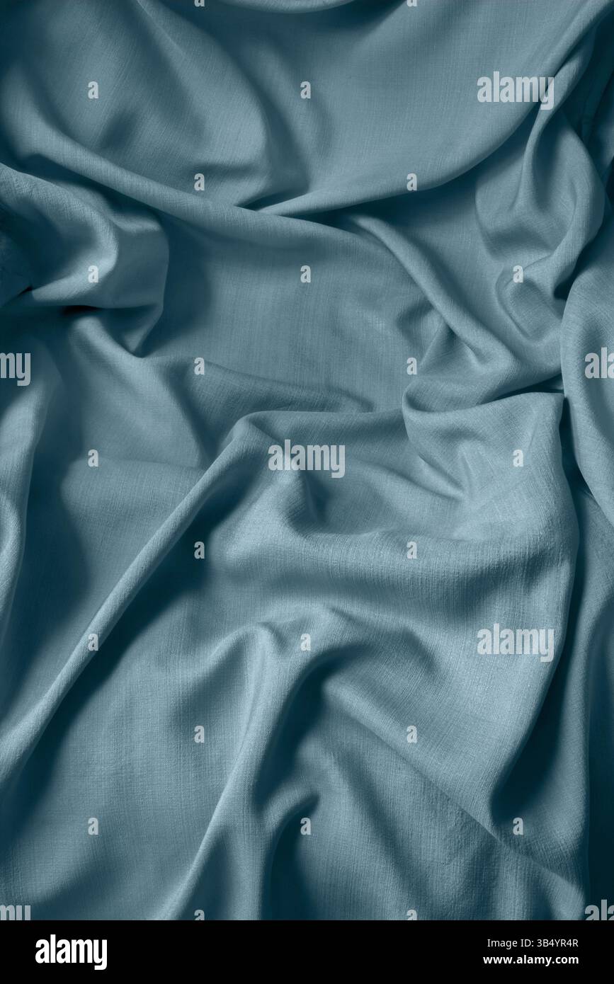 Silk cloth with folds Stock Photo