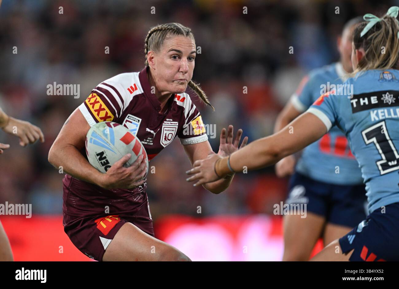 Brisbane, Australia. 01st May, 2025. Ali Brigginshaw of the Maroons ...