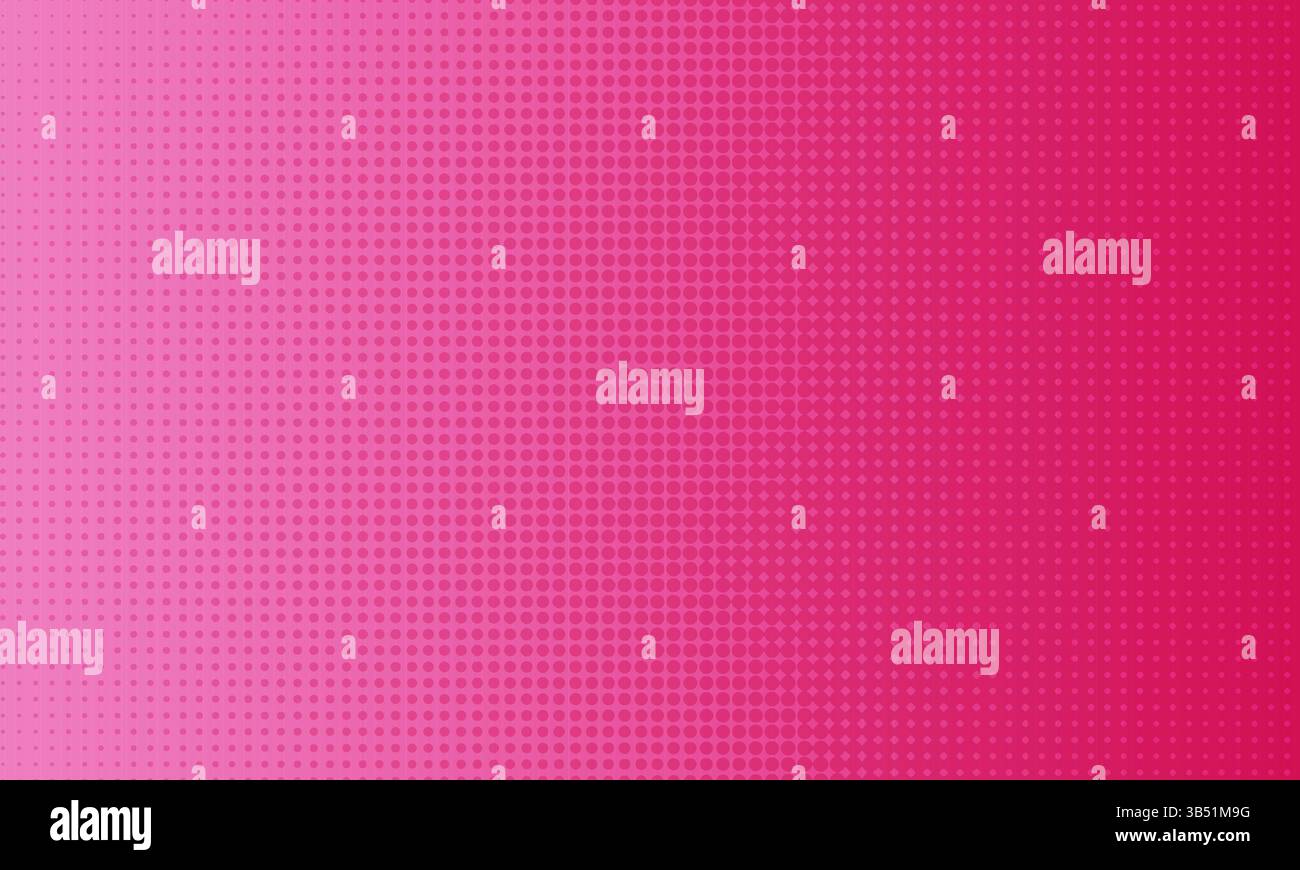 Pink blurred vector background with halftone effect Stock Vector