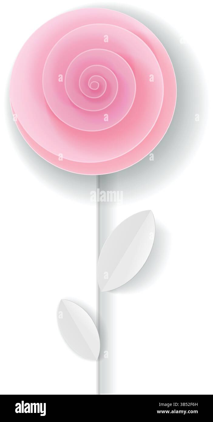 Paper origami flower vector art spring design Stock Vector Image & Art ...