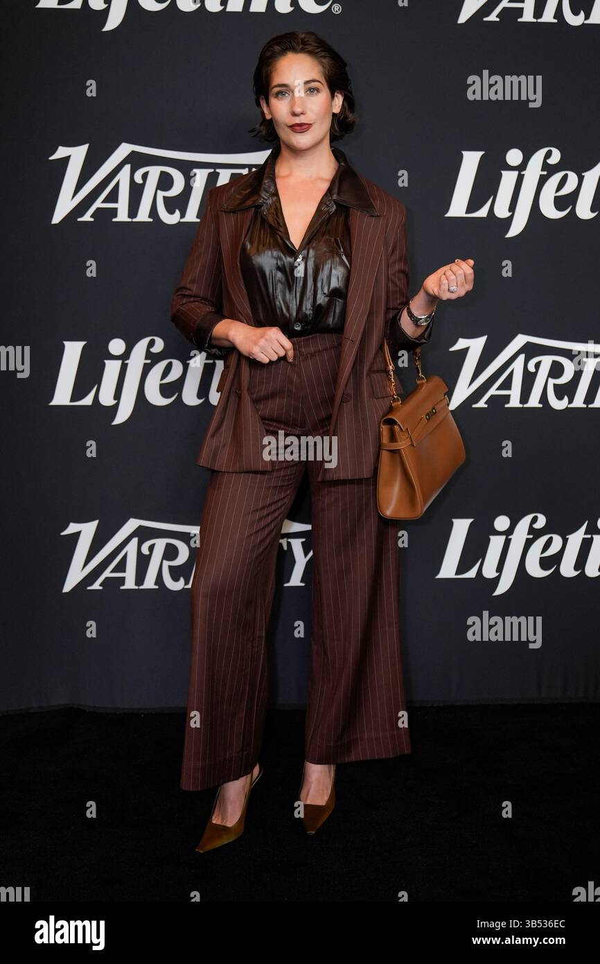 Lola Kirke arrives at Variety's Power of Women on Thursday, May 1, 2025