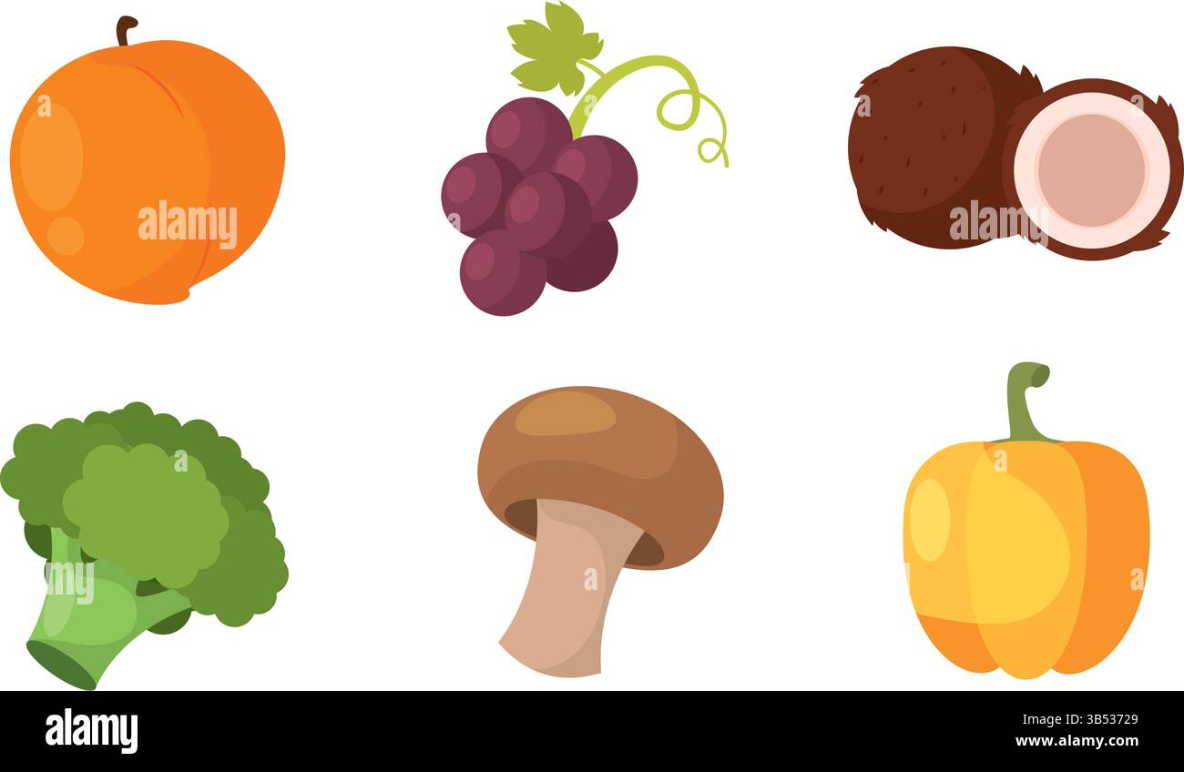 Farm produce icon pack. Vector illustration Stock Vector Image & Art ...