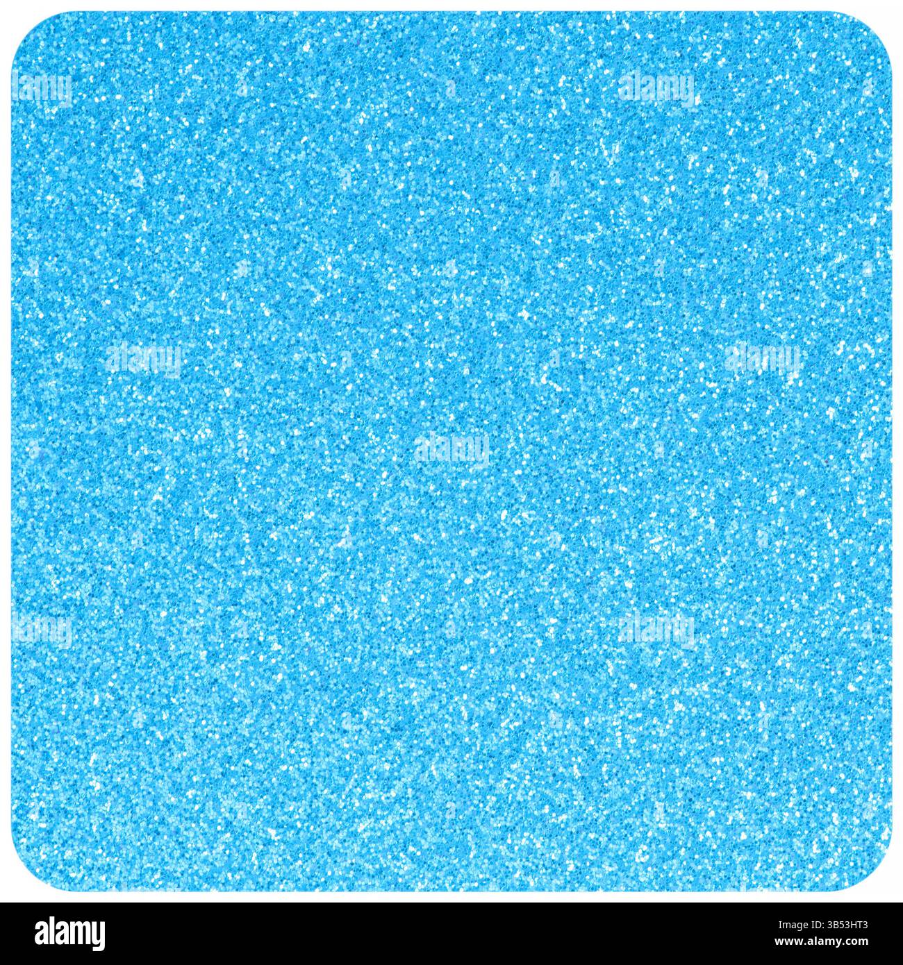 abstract design element: blue color glitter tile with rounded corners ...