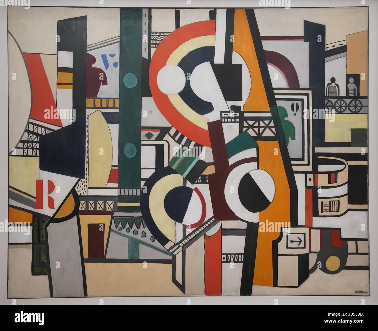 FERNAND LEGER、QUATRE MAINS:LES CONSTRUC Fernand Leger national Museum. Fernand Leger Les