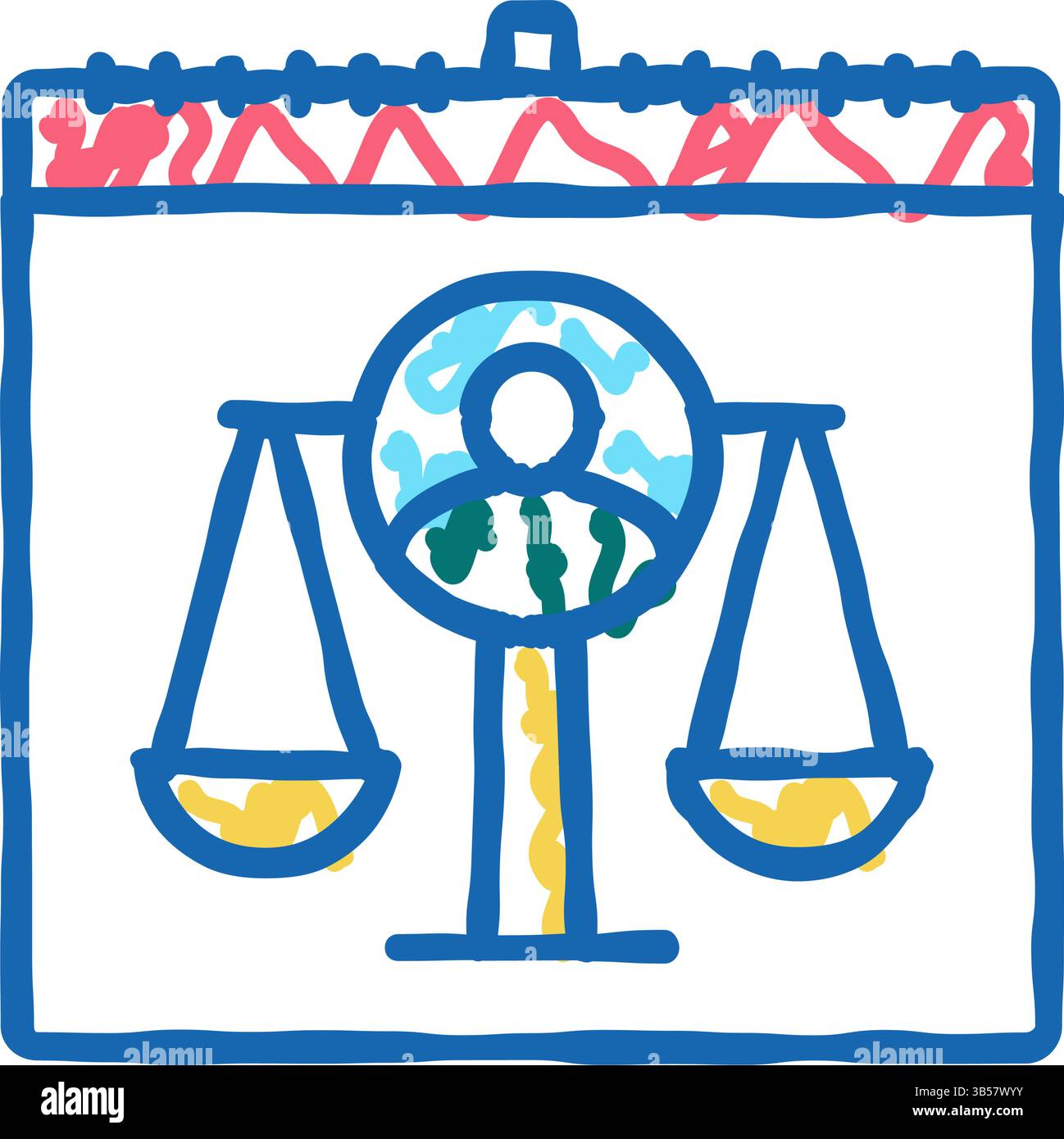 human rights day icon doodle illustration Stock Vector Image & Art - Alamy