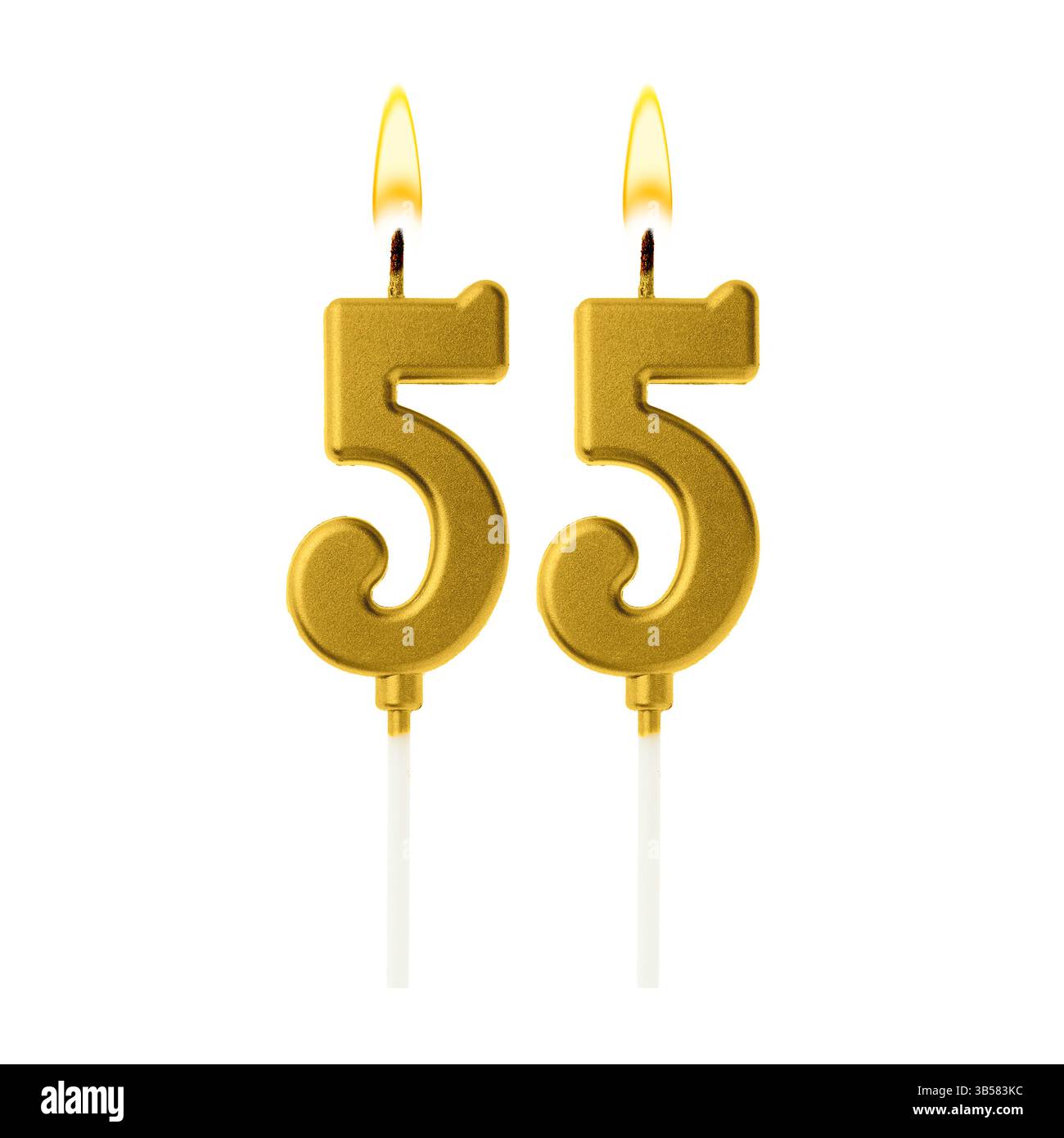 VSHILI 55th Birthday Candles - Silver Number 55 Cake Candles Decorations For Men & Women, 55th Party Cake Topper - View #13