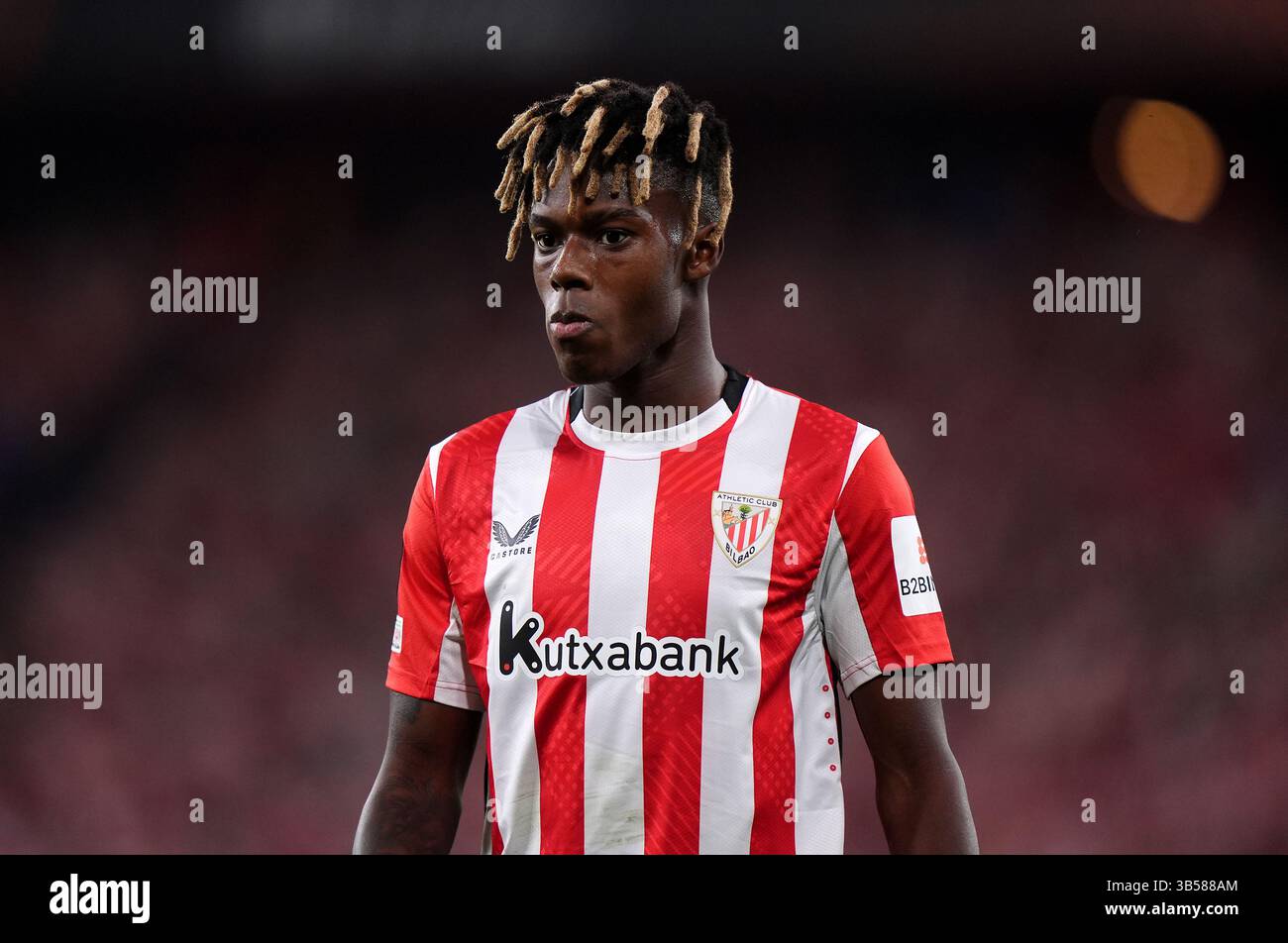Athletic Bilbao s Nico Williams During The UEFA Europa League Semi Athletic Bilbao s Nico Williams During The UEFA Europa League Semi