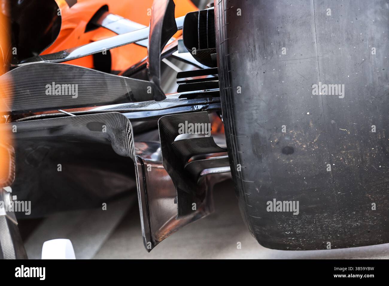 McLaren F1 Team MCL39, mechanical detail rear brake duicts during the ...