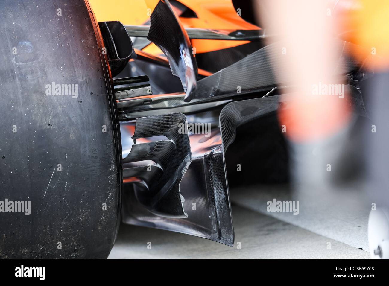 McLaren F1 Team MCL39, mechanical detail rear brake duicts during the ...