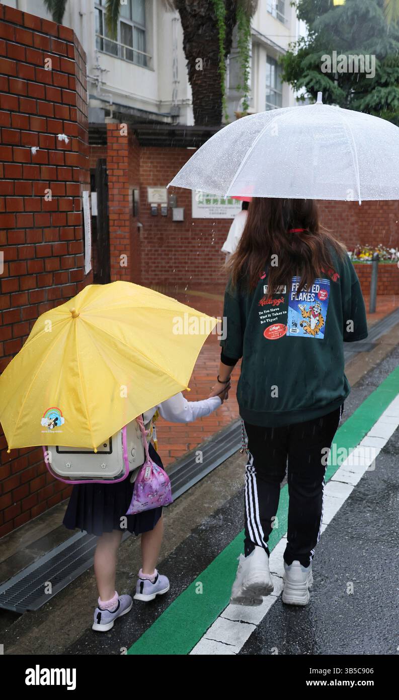 Children Walks To School While Being Escorted By A Police Officer And Children walks to school while being escorted by a police officer and