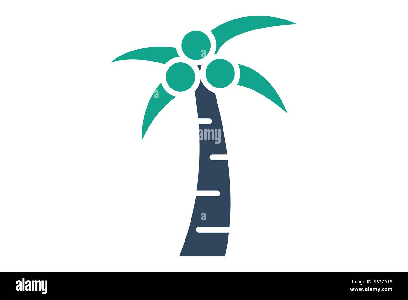 Trees icon. solid icon style. icon related to orchards. agriculture elements vector illustration Stock Vector