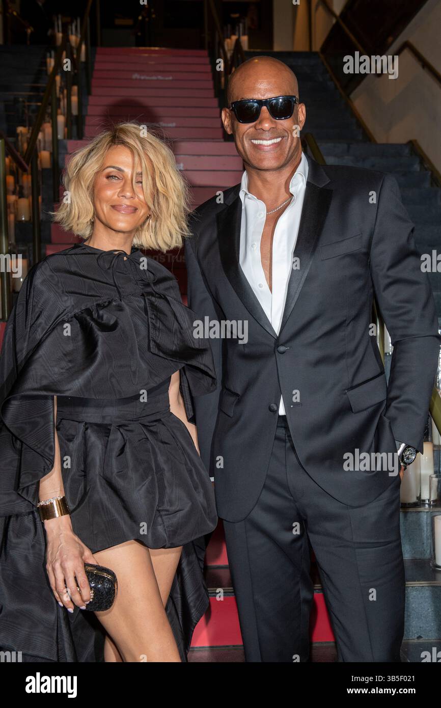 Boris Kodjoe And Wife Nicole Ari Parker At The Arclight Boris Kodjoe