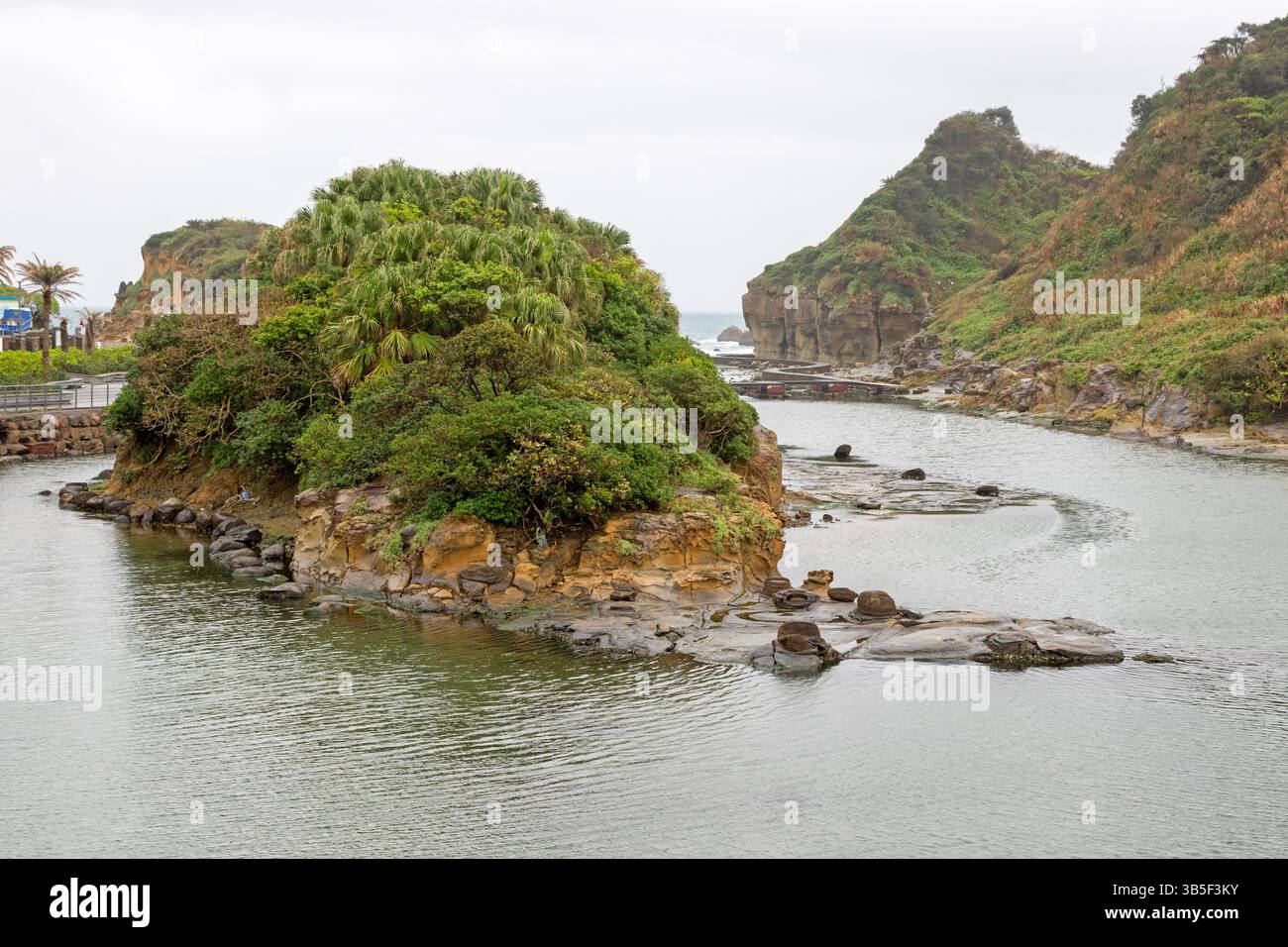 Coast at Heping Island Park Stock Photo