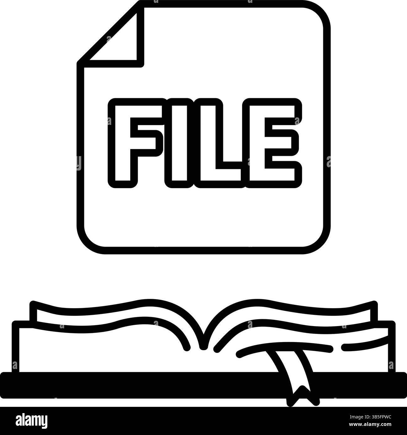 A File Folder With A White Background Stock Vector Image Art Alamy A file folder with a white background stock vector image art alamy