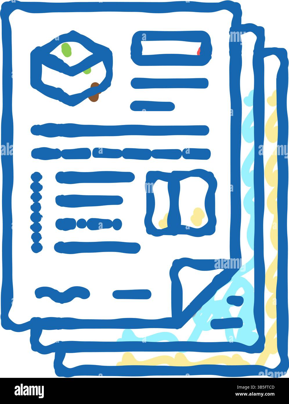registry land icon doodle illustration Stock Vector Image & Art - Alamy