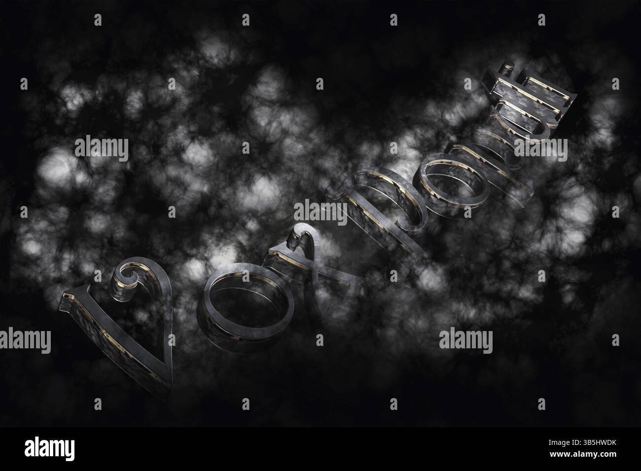 Vox Populi Latin Phrase That Means The Voice Of The People On Black Background With White Clouds Stock Photo