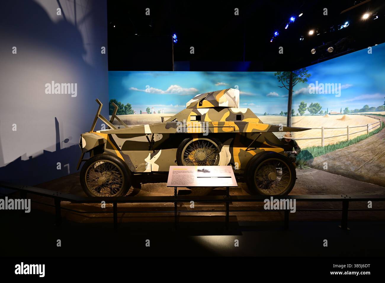 King Armoured car at the National Museum of the Marine Corps, Triangle ...
