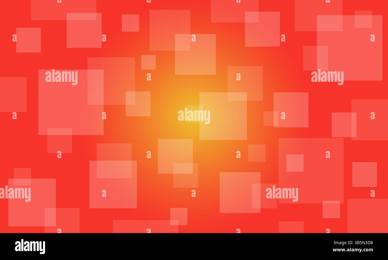 Banner background full color orange gradation and effect geometry Stock Vector