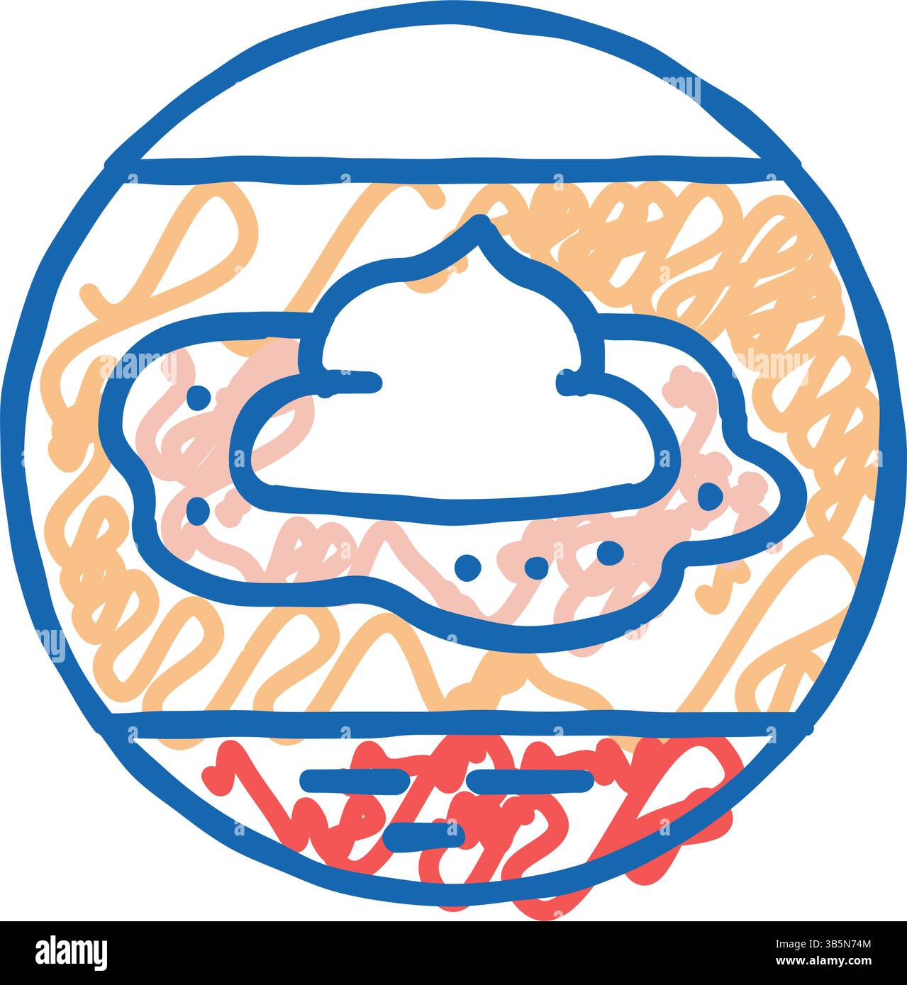 medical cream eczema treat icon doodle illustration Stock Vector Image ...