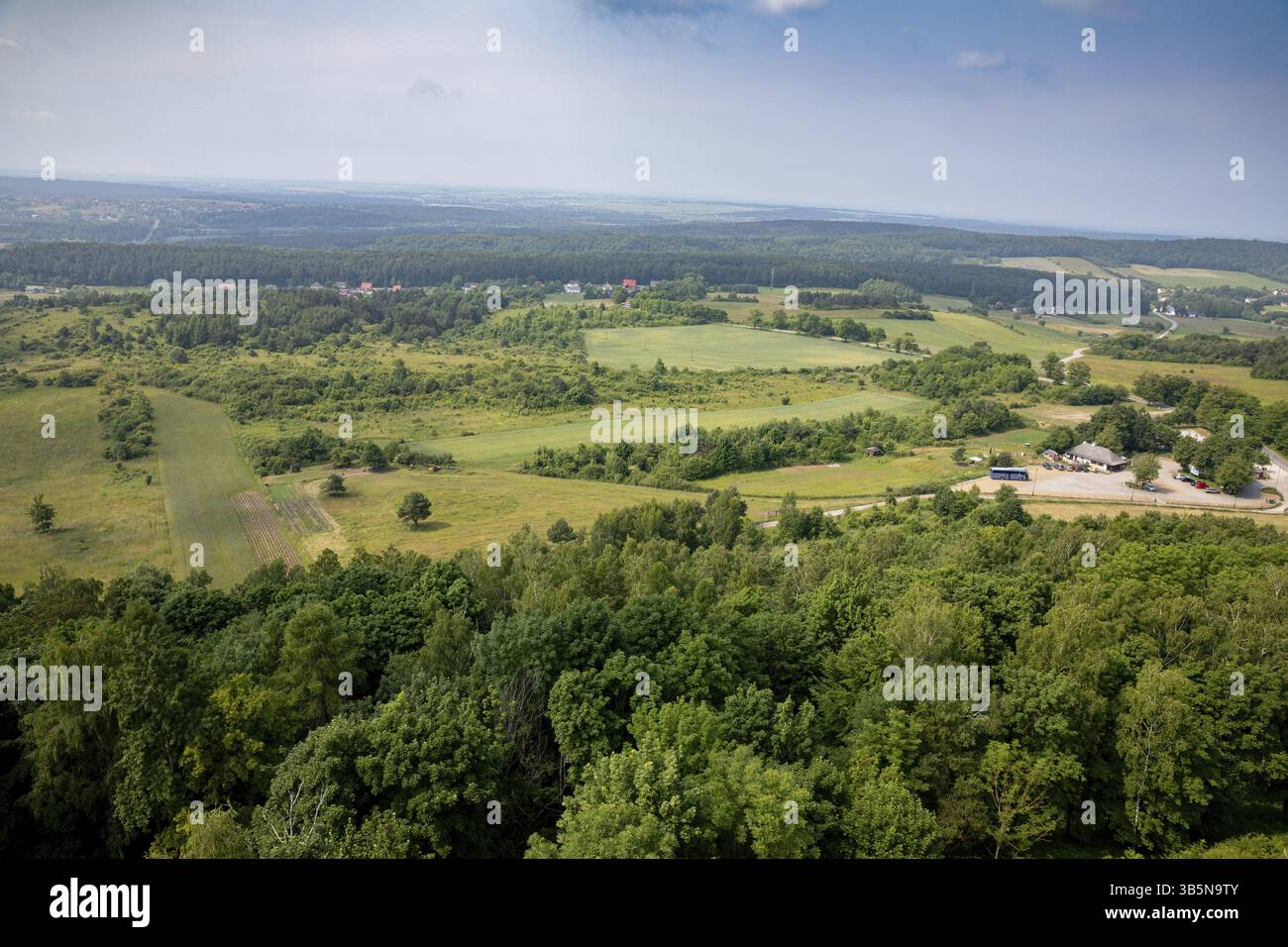 Panoramic view showcases rolling hills hi-res stock photography and ...