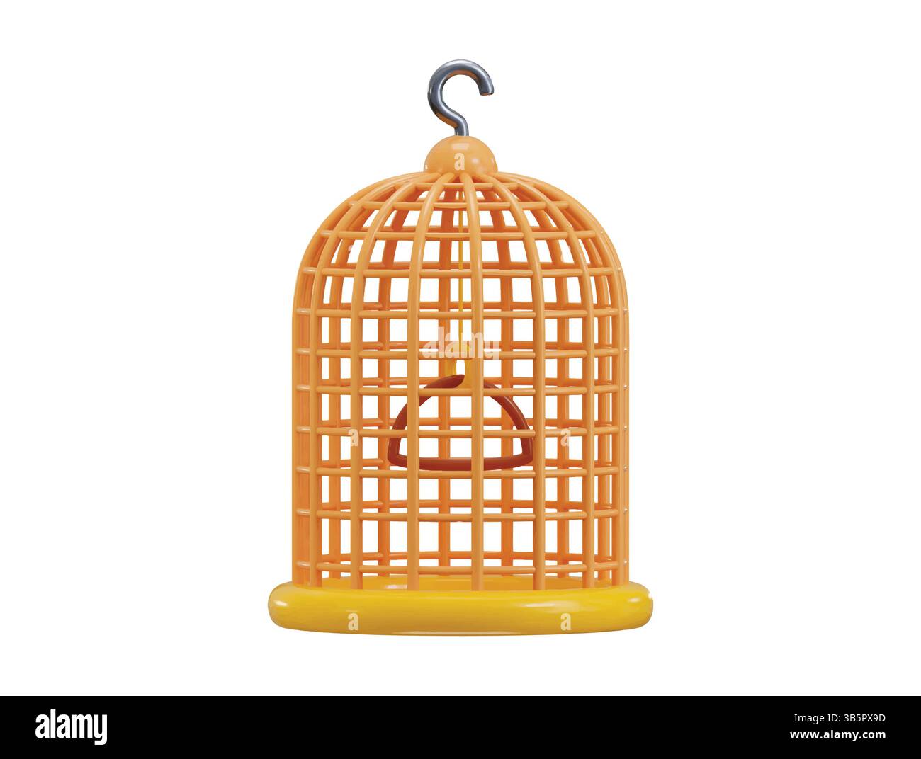 Birdcage icon 3d rendering vector illustration Stock Vector