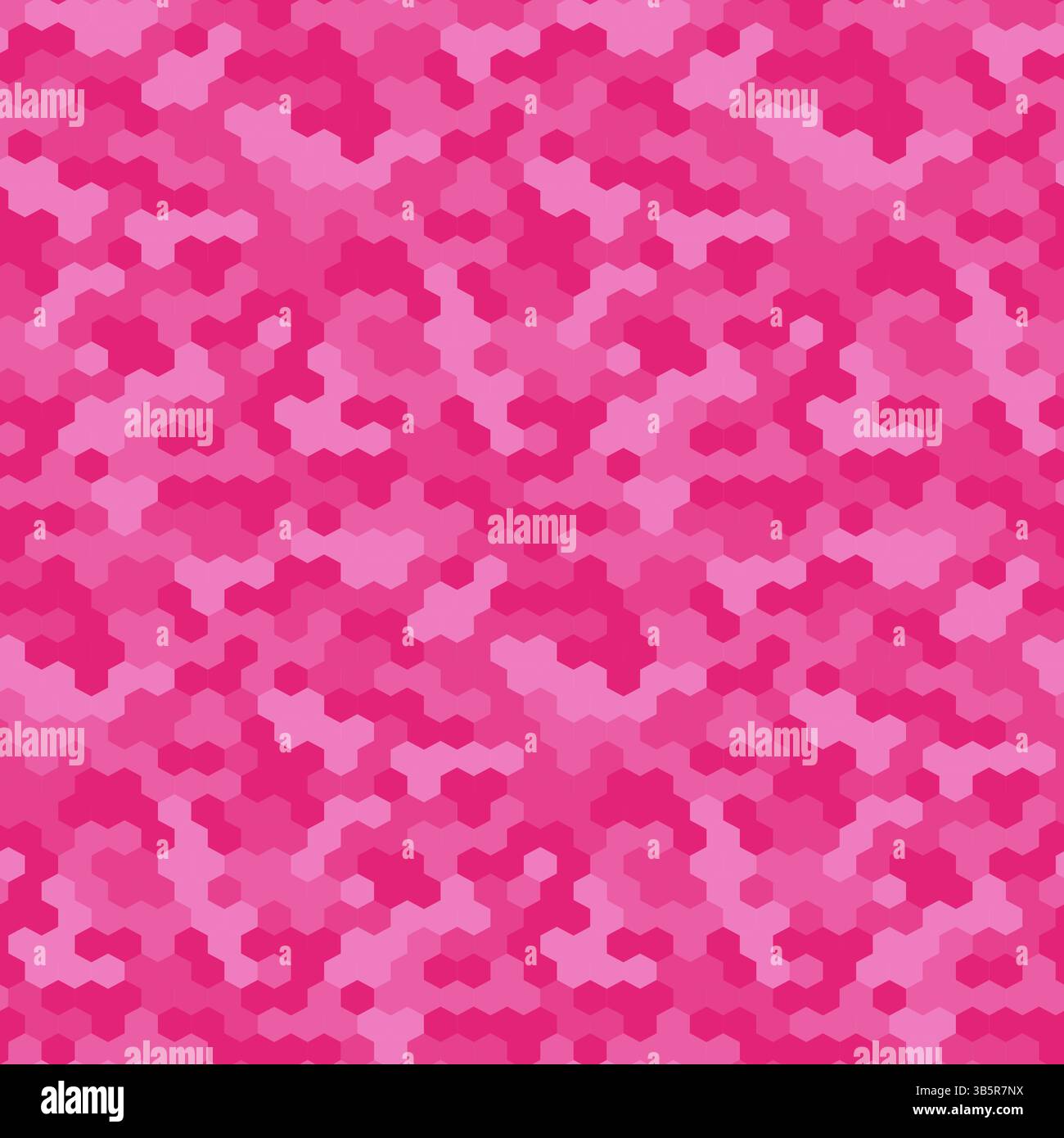 Pink seamless hexagonal vector pattern Stock Vector