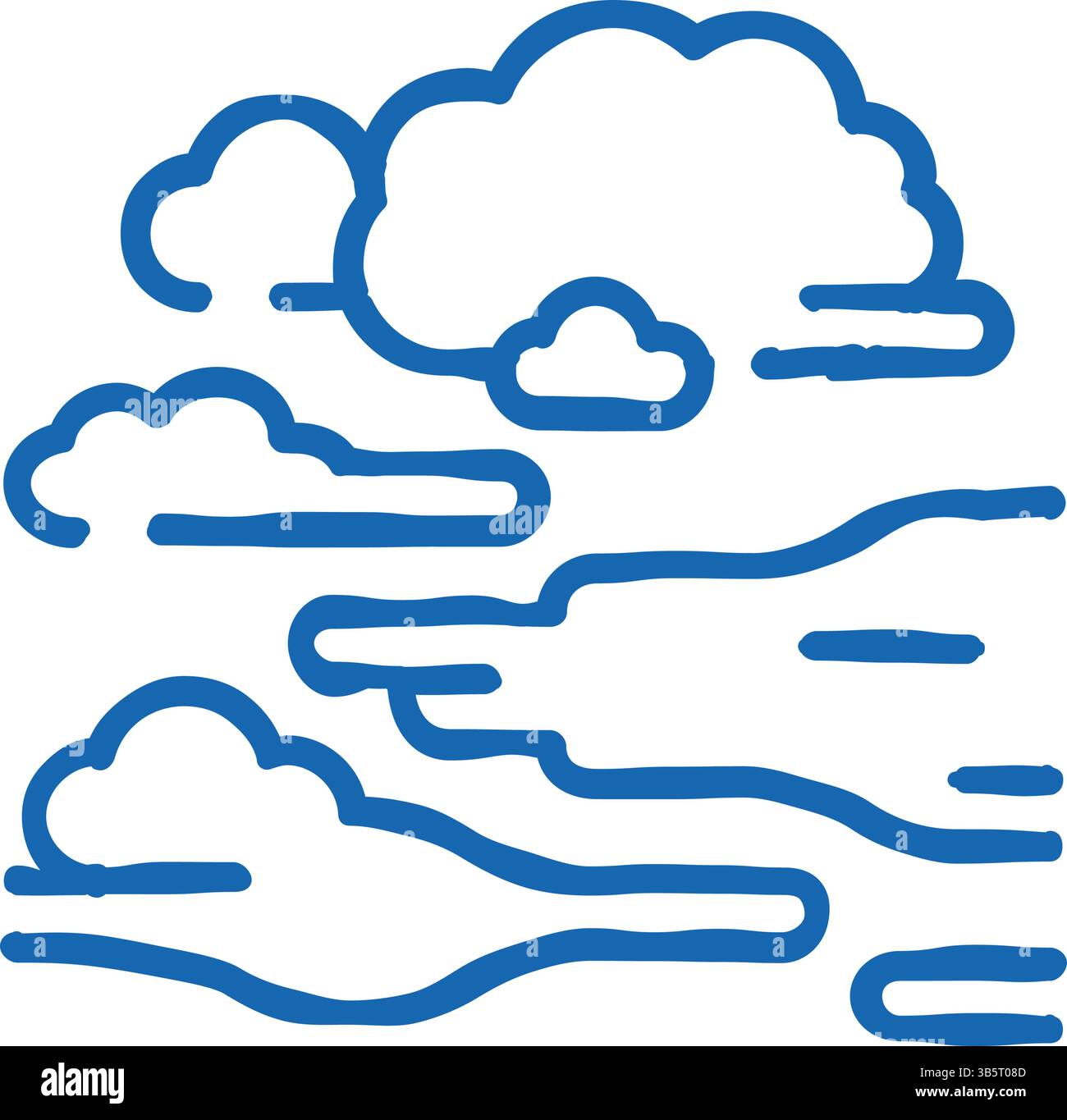fog smoke icon doodle illustration Stock Vector Image & Art - Alamy
