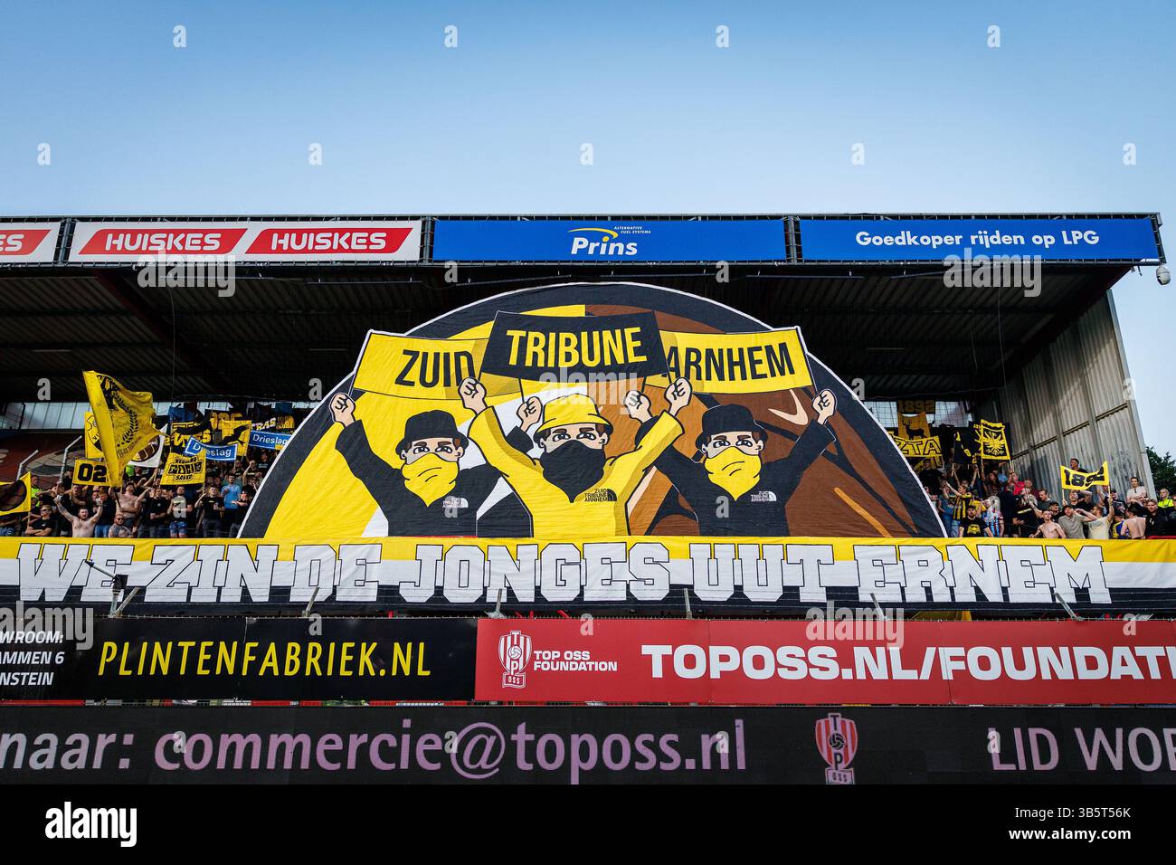 Frans Fans Oss, Netherlands. 02nd May, 2025. OSS, 02-05-2025, Frans Heesen Stadion ...