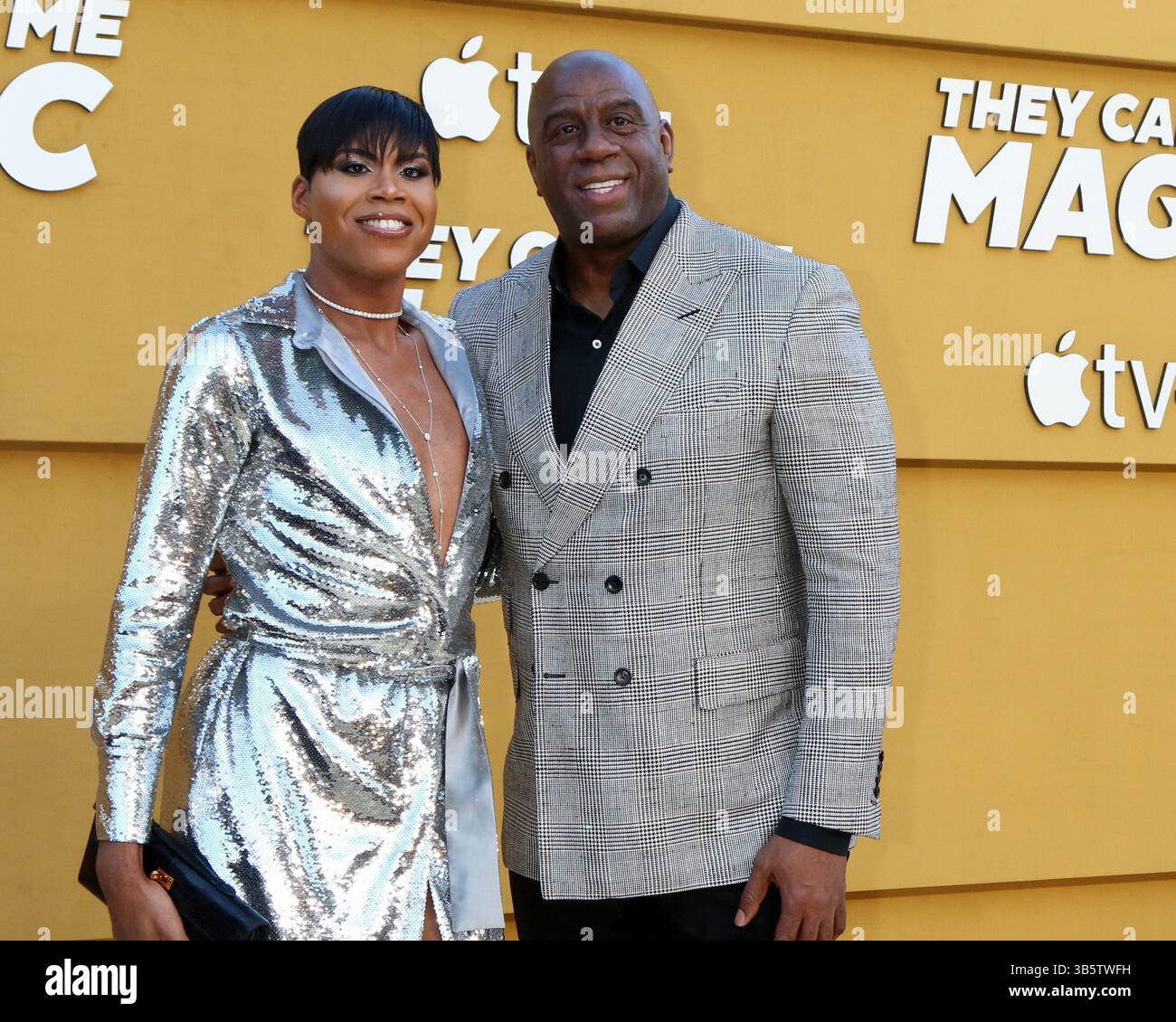 Magic johnson and ej johnson hi-res stock photography and images