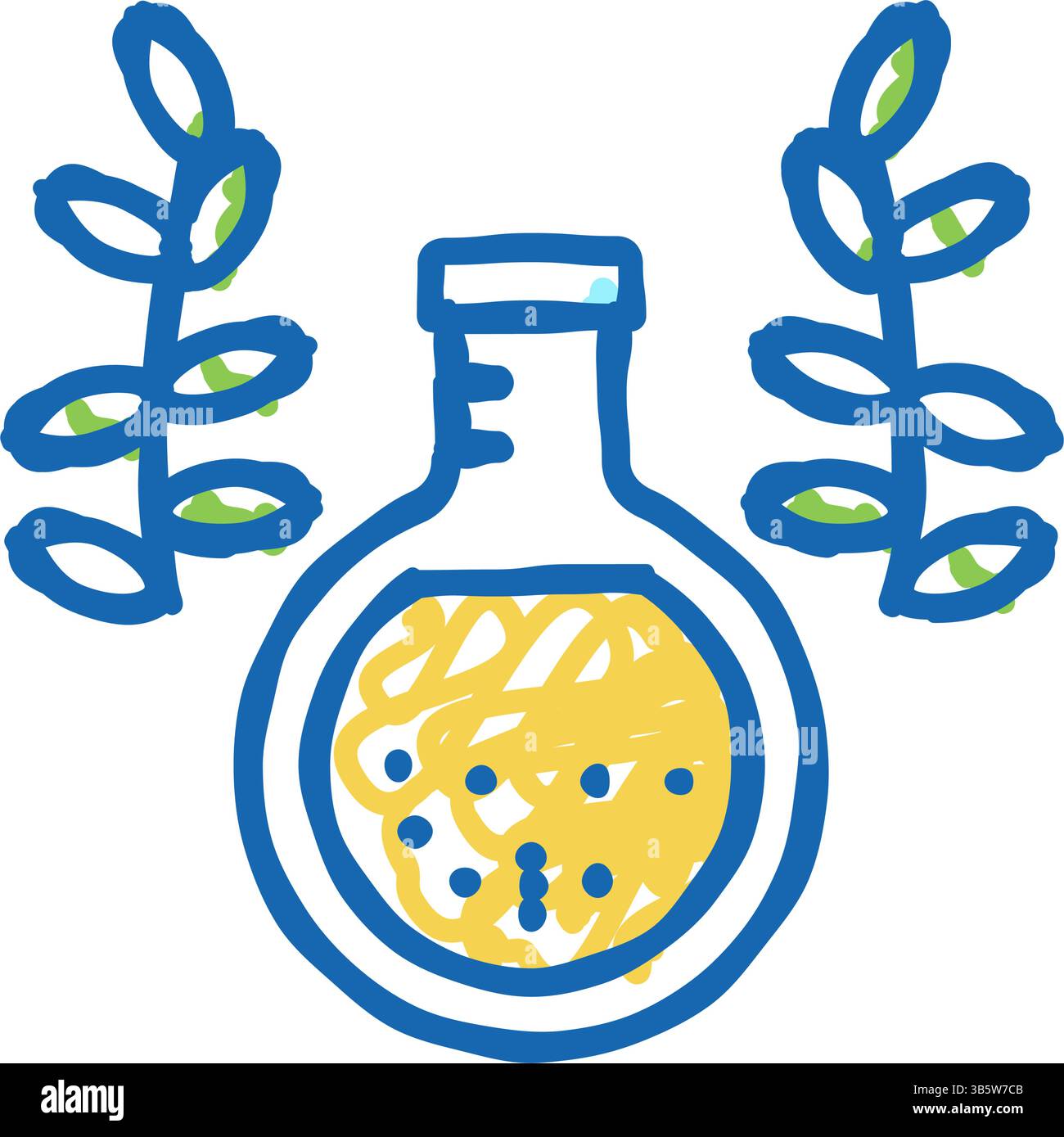 elixir phytotherapy icon doodle illustration Stock Vector Image & Art ...