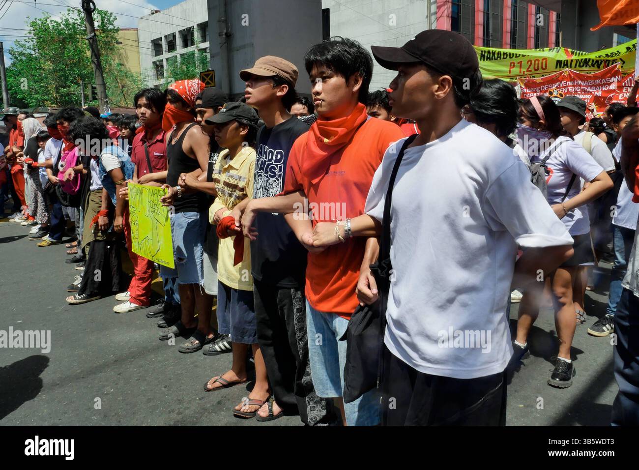 Laborers Rally Philippines Labor day in philippines hi-res stock photography and images - Alamy