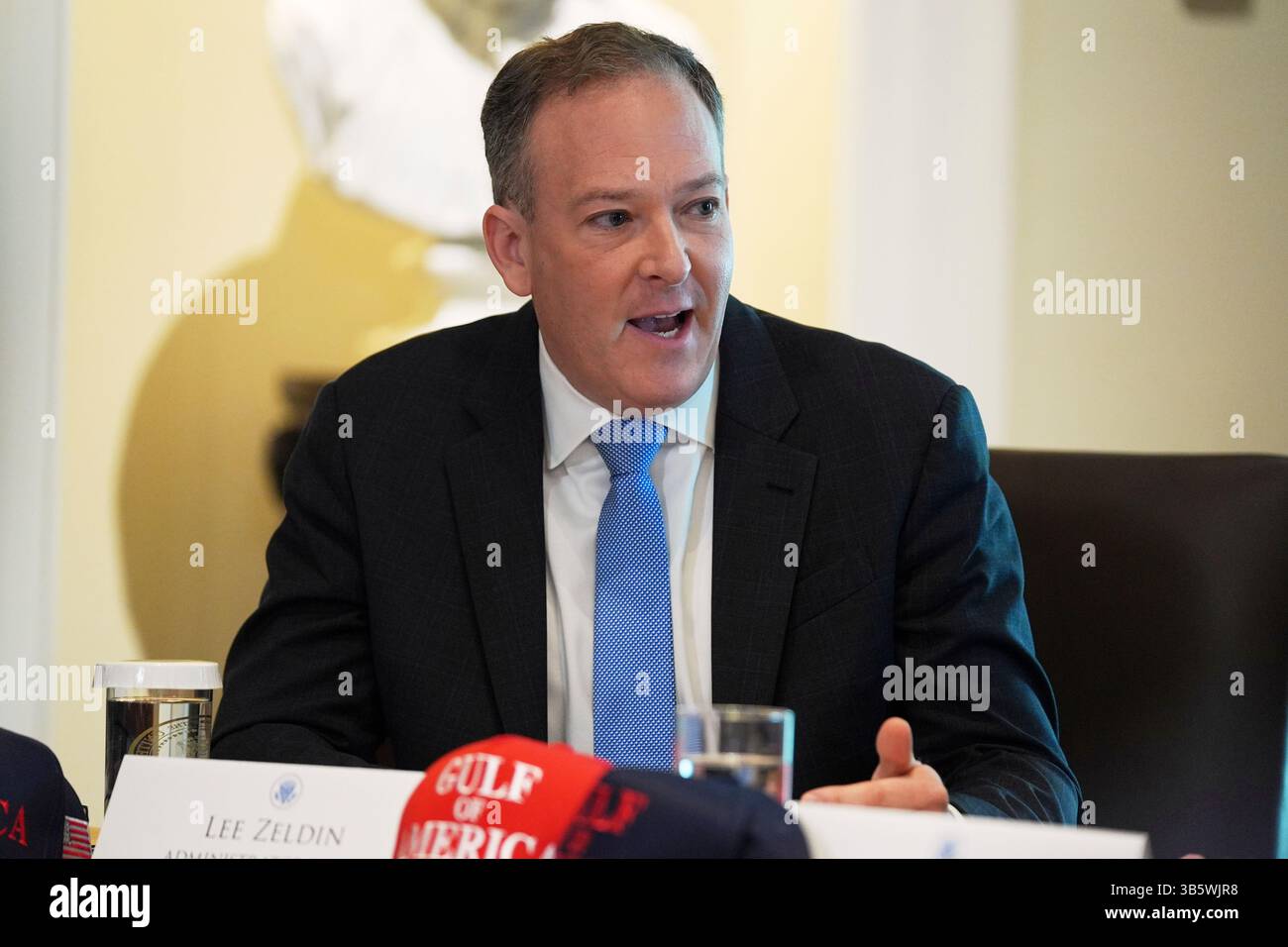 FILE EPA Administrator Lee Zeldin speaks during a cabinet meeting at