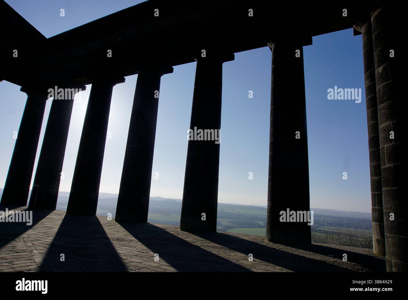 interior-columns-of-the-penshaw-monument-with-dramatic-shadows