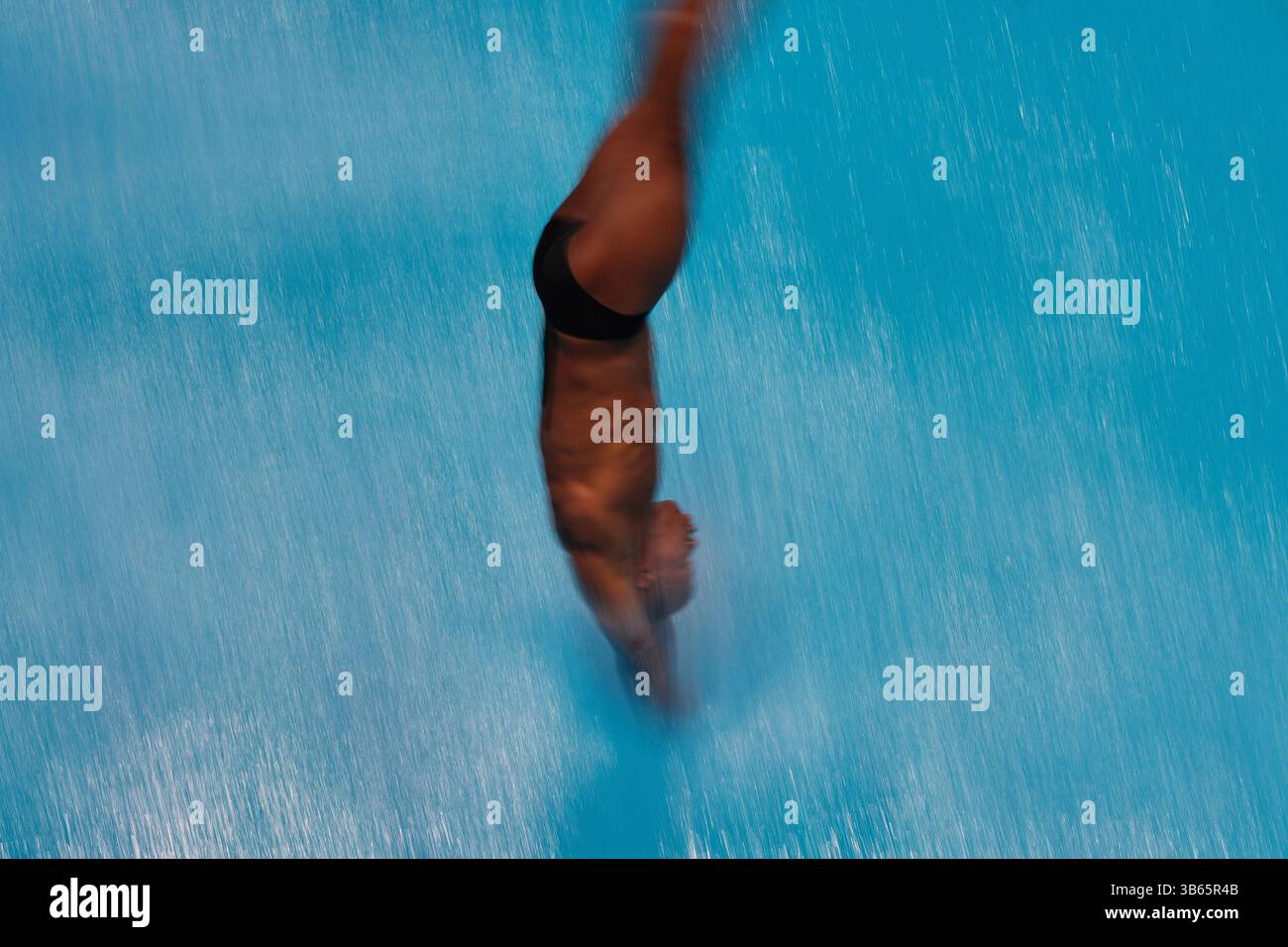 Luis Felipe Uribe Bermudez of Columbia competes in the Men's 3m ...