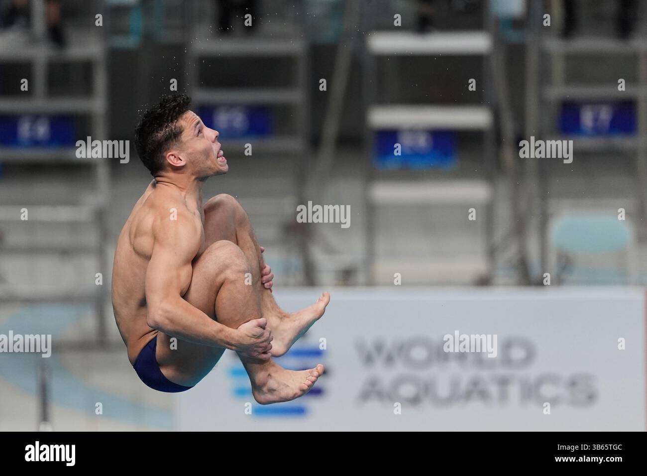 Jordan Christopher Holden of Britain competes in the Men's 3m ...