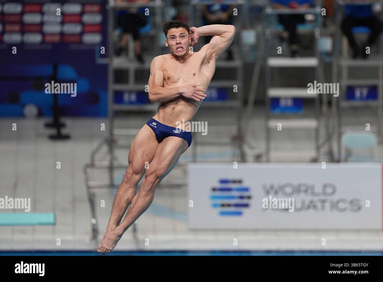 Jordan Christopher Houlden of Britain competes in the Men's 3m ...