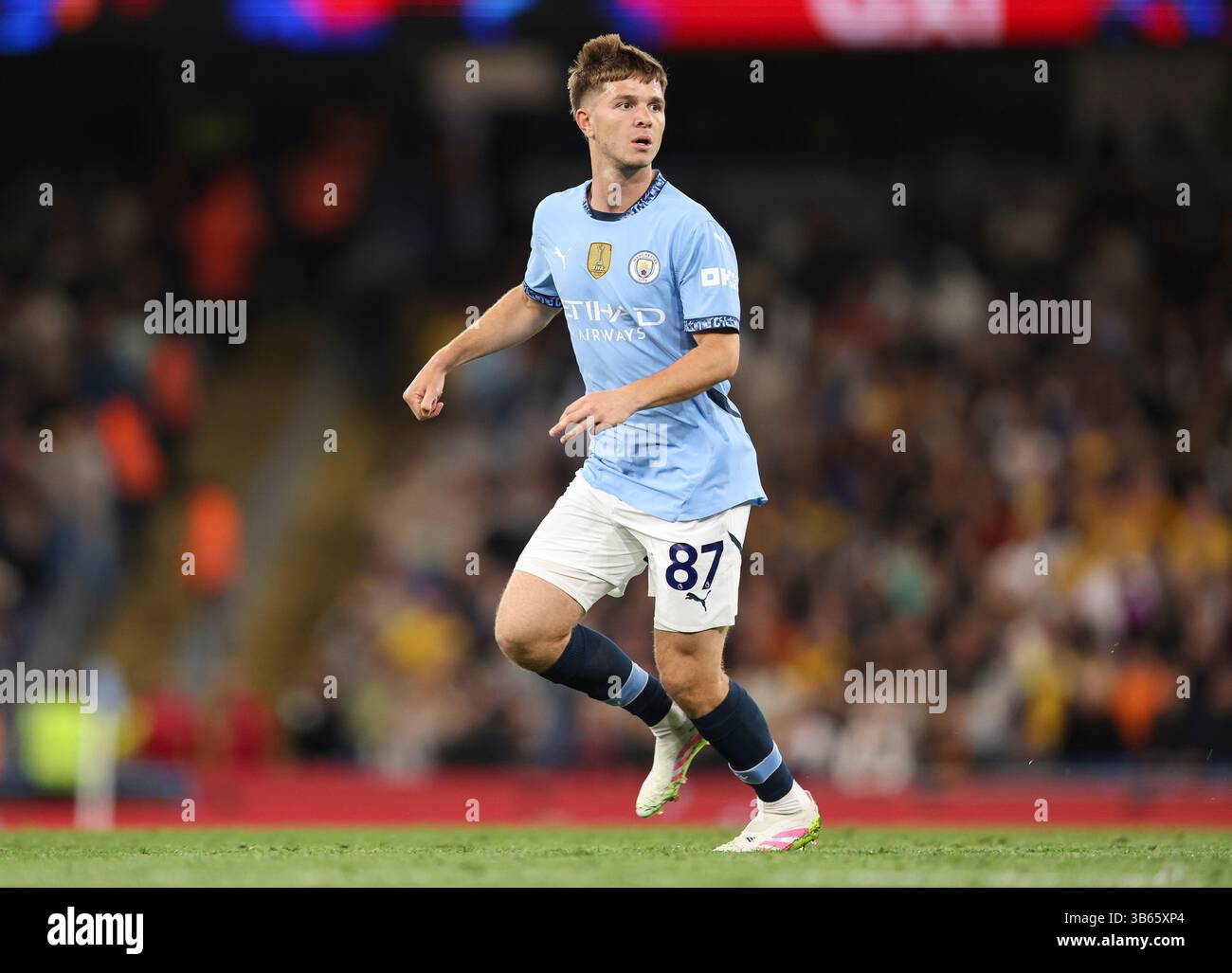 Manchester, UK. 02nd May, 2025. James McAtee of Manchester City during ...