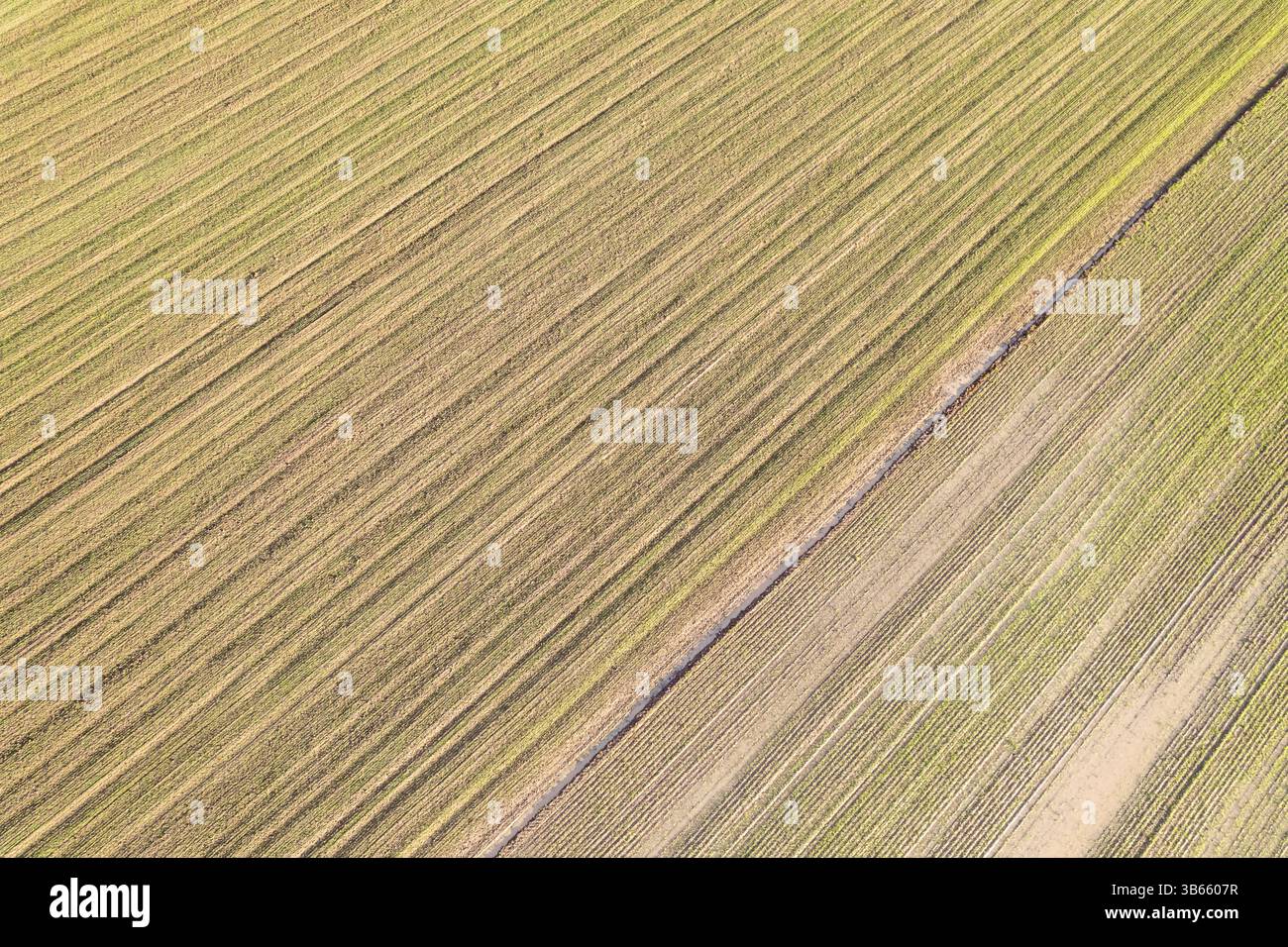 Birds eye view cultivated land hi-res stock photography and images - Alamy