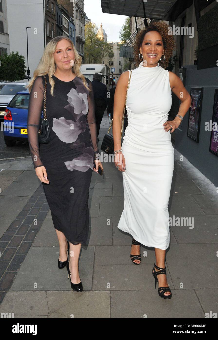 Tupele Tupele Dorgu (right) and companion at the DIVA Magazine Awards 2024, De ...
